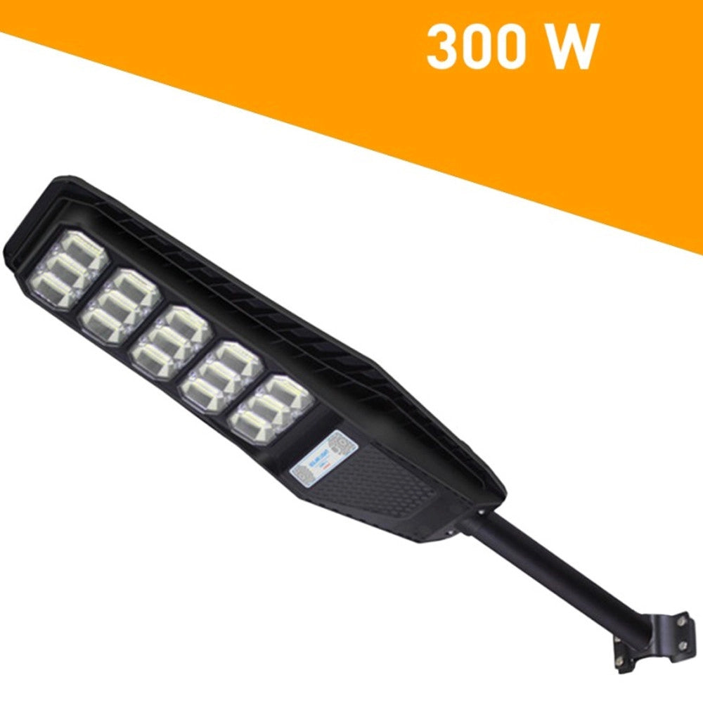 Trade Shop - Lampione Stradale Luce Energia Solare Led 300watt Sensore Pir Staffa Telecomando -