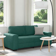 Divano a 2 Posti-Sofa 2 Posti Verde Scuro 140 cm in Tessuto 791455