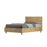 BS COM Letto una piazza e mezza contenitore 120x190 testata dritta quercia