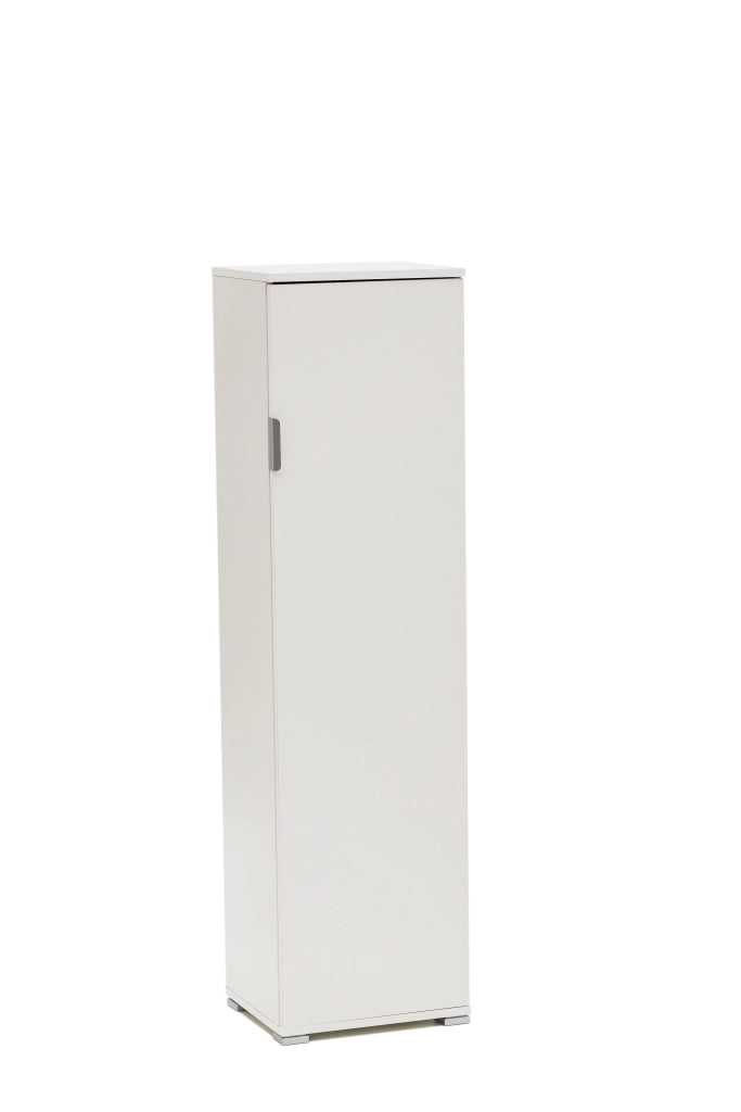 1207BIA Portascope, 3 piani rimovibili, Legno, Bianco, L.45.P.38 H.151 cm art.1207BIA