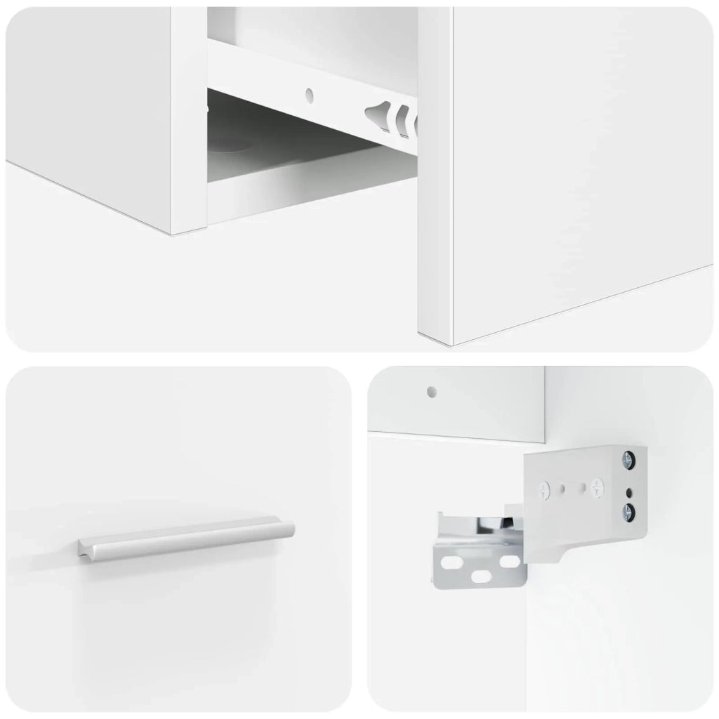 Mobile da Bagno da Muro Bianco 62,5 x 44,5 x 50 cm 890326