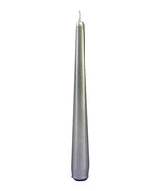 Candele coniche per candelabro candeliere argento 21 cm 6 pezzi