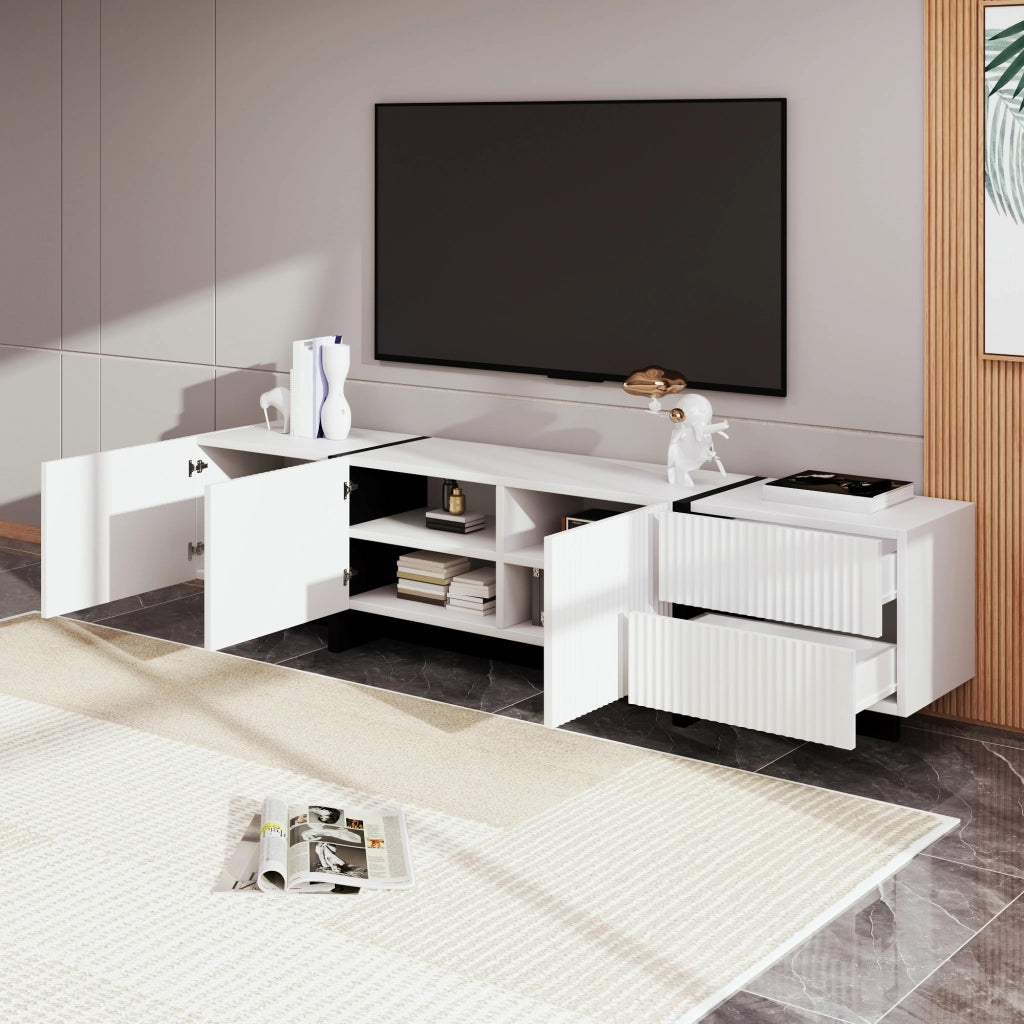 Mobile TV 190 cm - Zephmum- 3 ante 2 cassetti