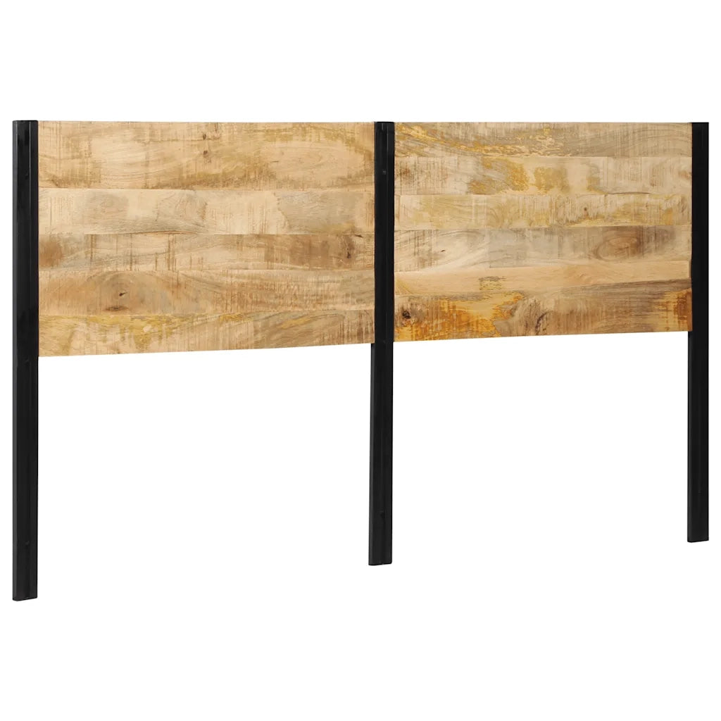 Testiera | Testata 180 cm in Legno Massello di Mango e Ferro