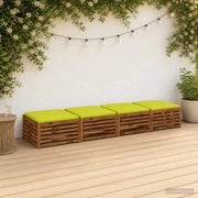 Cuscini per Sedia in 4 Pezzi SOEST 4 pz 100% Poliestere 944962
