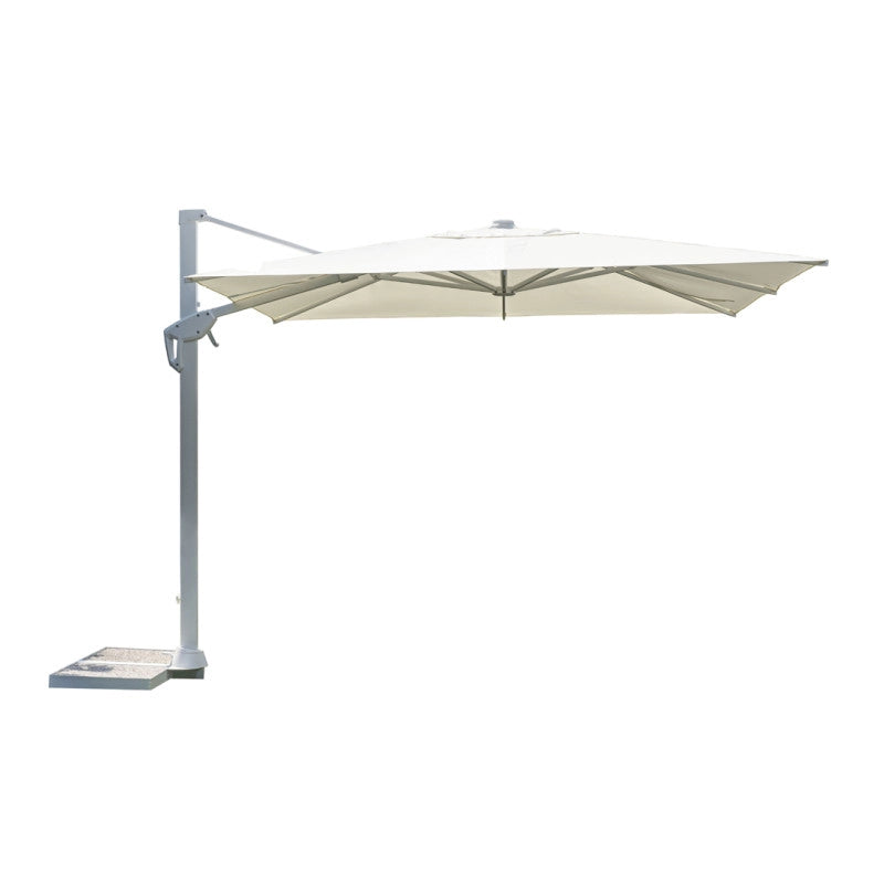 Ombrellone Tennessee 3X3 Mezza Base Bianco Moia