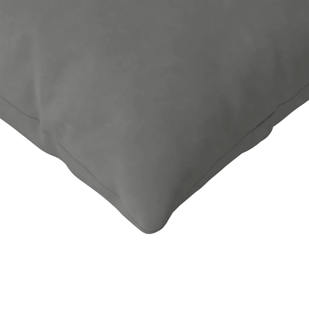 Cuscini da Divano 2 pz-Set di 2 Cuscini per Sofa Grigio scuro 145 x 40 cm Tessuto 998184