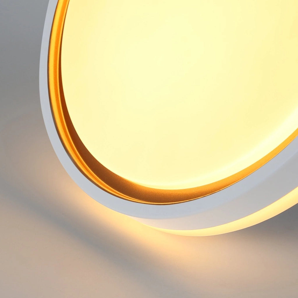 ZMH Lampada da soffitto plafoniera LED 30cm design moderno con telecomando