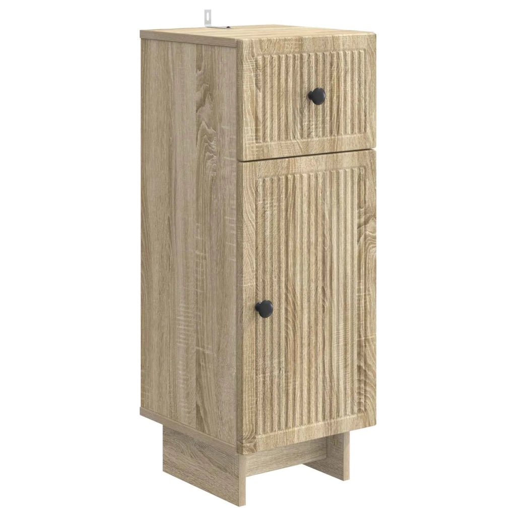 Set di Mobili da Bagno da 4 Pezzi EDE Rovere Sonoma 3417902