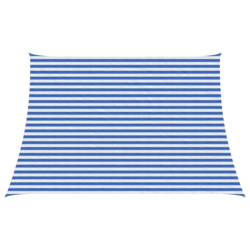 Telo Ombra Blu e Bianco 3 / 4 x 3 m HDPE 42032922