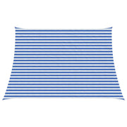Telo Ombra Blu e Bianco 3 / 4 x 3 m HDPE 42032922