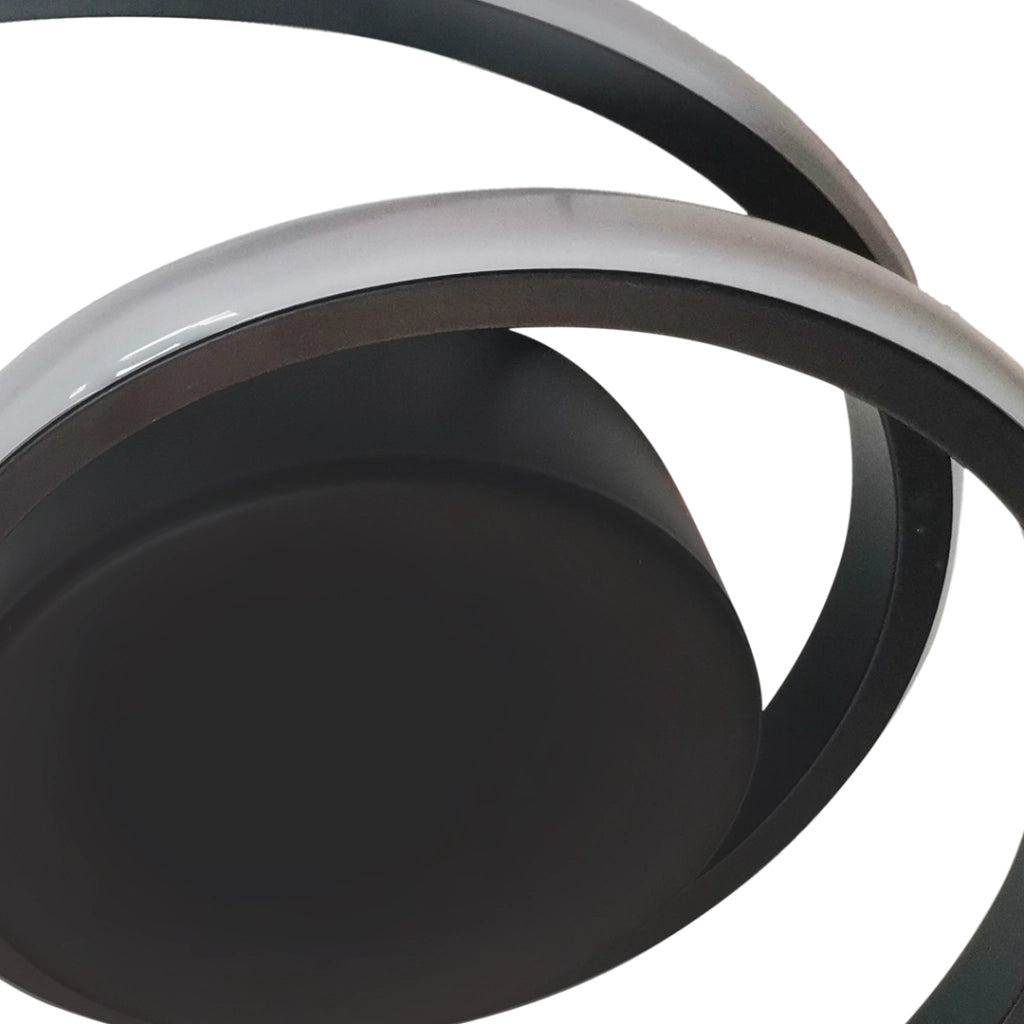Plafoniera LED Milagro Fantasy ML6412 30W nera 40cm