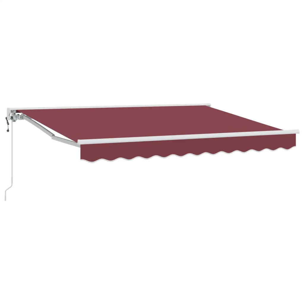 Tettuccio Elettrico Retrattile Borgogna 3 x 2,5 m 3420957