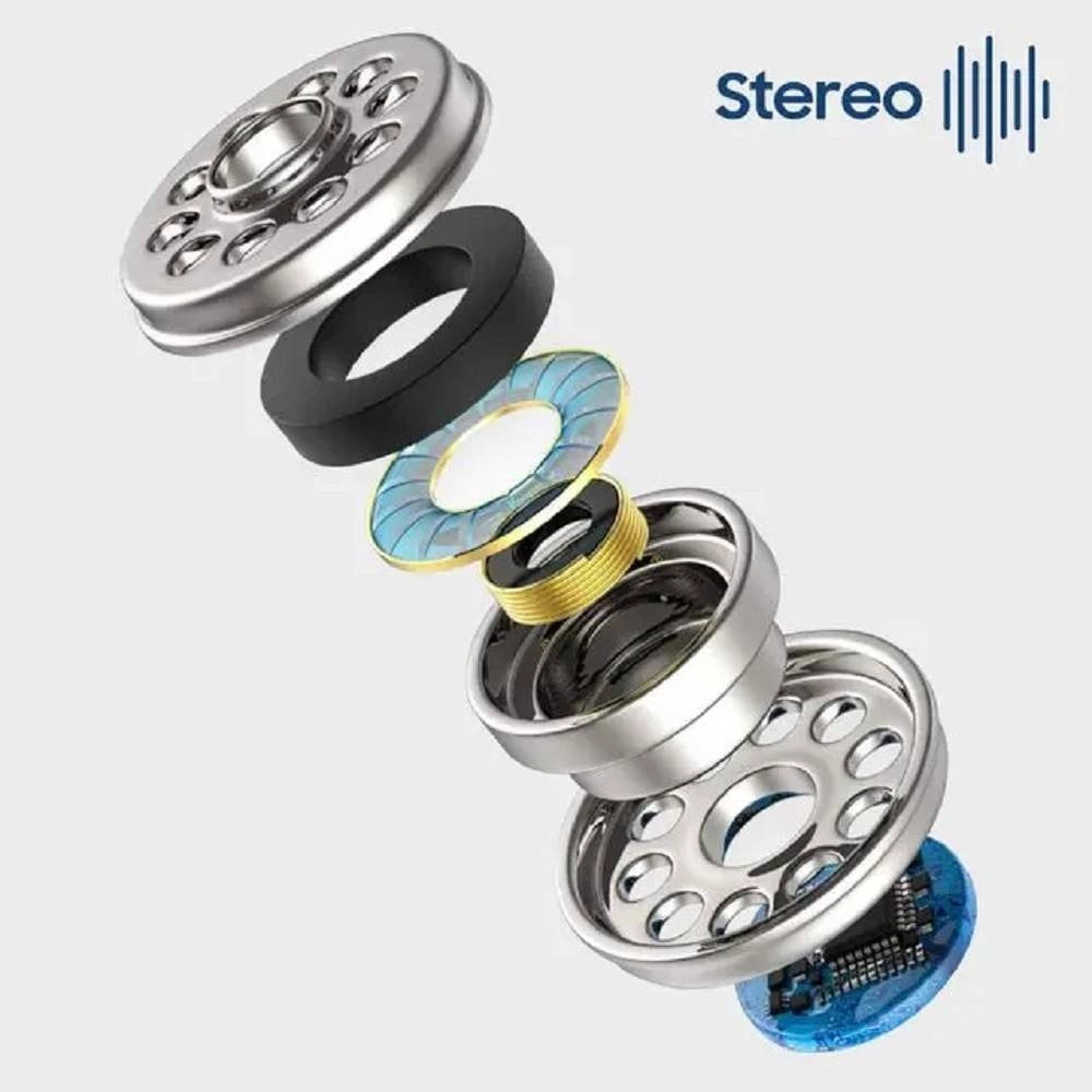 Trade Shop - Auricolari Cuffie Stereo In-ear Con Regolazione Volume Microfono Type-c Sm9809 -