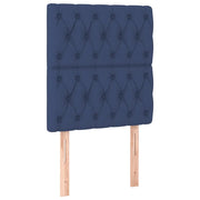 Testiera | Testata Blu 80x7x118/128 cm Tessuto