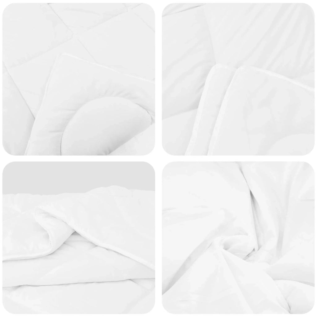 Set di Piumoni con cuscino 2 pz | Duvet Bianco Microfibra