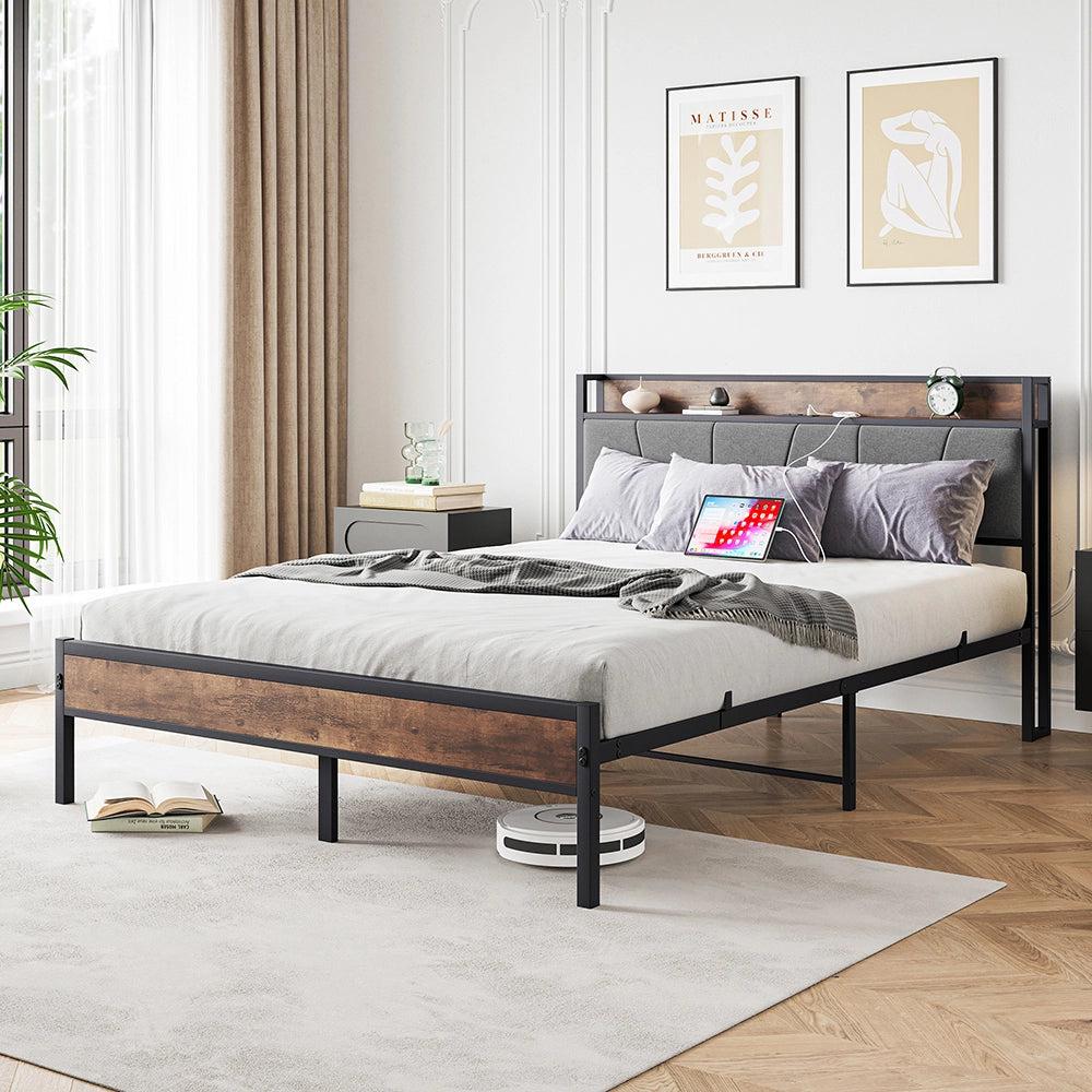 Letto intelligente - Xylo - 140x200 cm LED USB