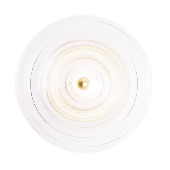 Applique da parete LIPARI oro tonda trasparente LED 6W