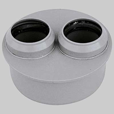 TAMPONE RIDUZIONE DOPPIO CON OR PP HTEM  110  40/40     WAVIN