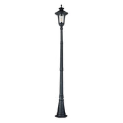 Lanterna giardino Chicago nera E27 60W IP44 Elstead