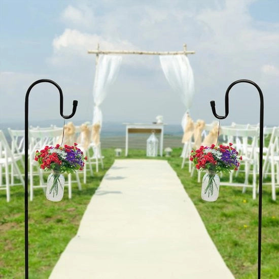 Adattabile Stelo per Allevamento per Esterno - Stelo per Opknoping per Giardino a 5 Prong per Vogelvoeder Decorativo e Sostenibile