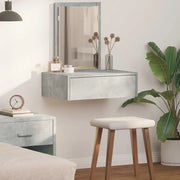 Tavolo da Trucco Grigio 60 x 40 x 70 cm Legno multistrato 865193