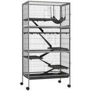 Gabbia per Conigli Multilivello ¨C Xylo ¨C Acciaio e PP 80x52x159cm