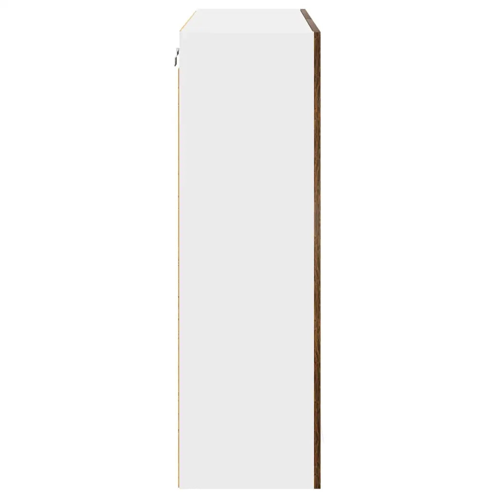 Armadio pensile Rovere fumé 80 x 31 x 100 cm Legno multistrato 884398