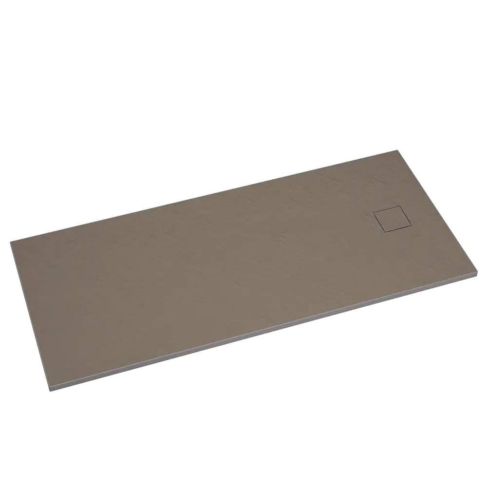 Piatto doccia 90x170 cm colore marrone effetto pietra | Samos