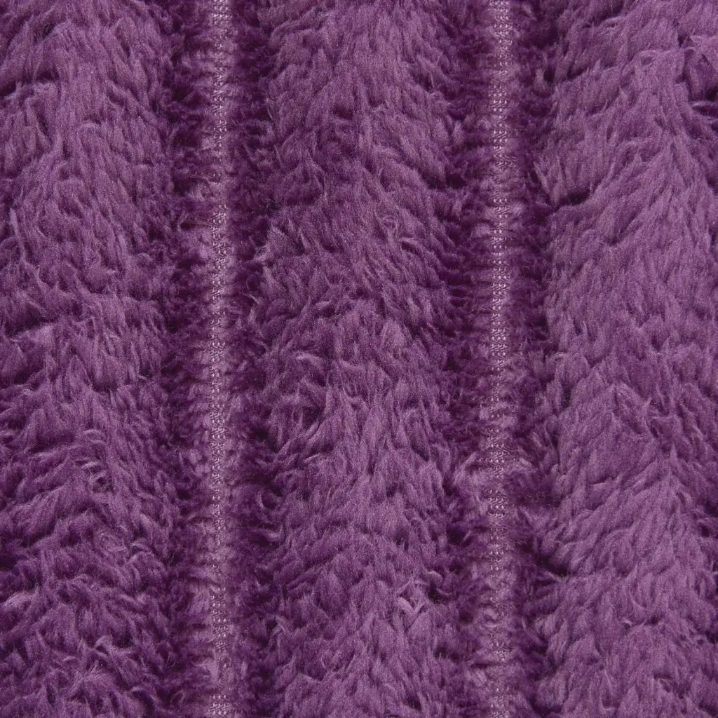 Coperte da Pile 6 pz Viola 240 x 220 cm Panno