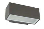 Applique esterna 1 luce SU-MA Zen grigio scuro E27 IP54