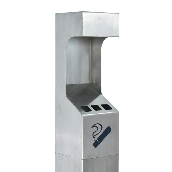 Posacenere a colonna da esterno Silver o Nero - Nero