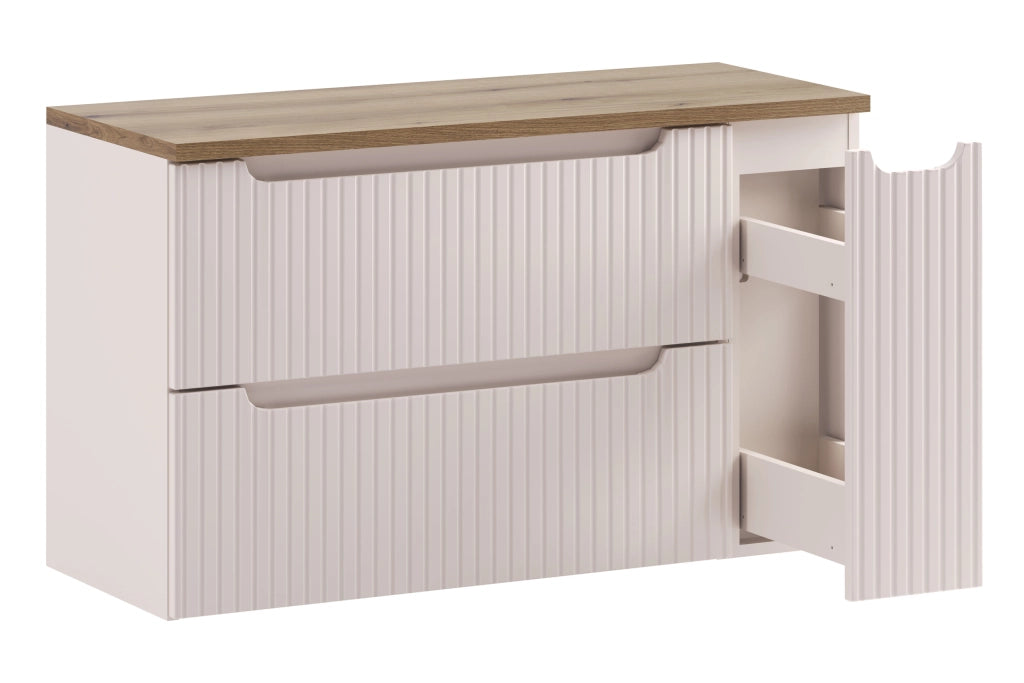 Set mobili bagno 100 cm con piano Nova Cashmere 100 cm