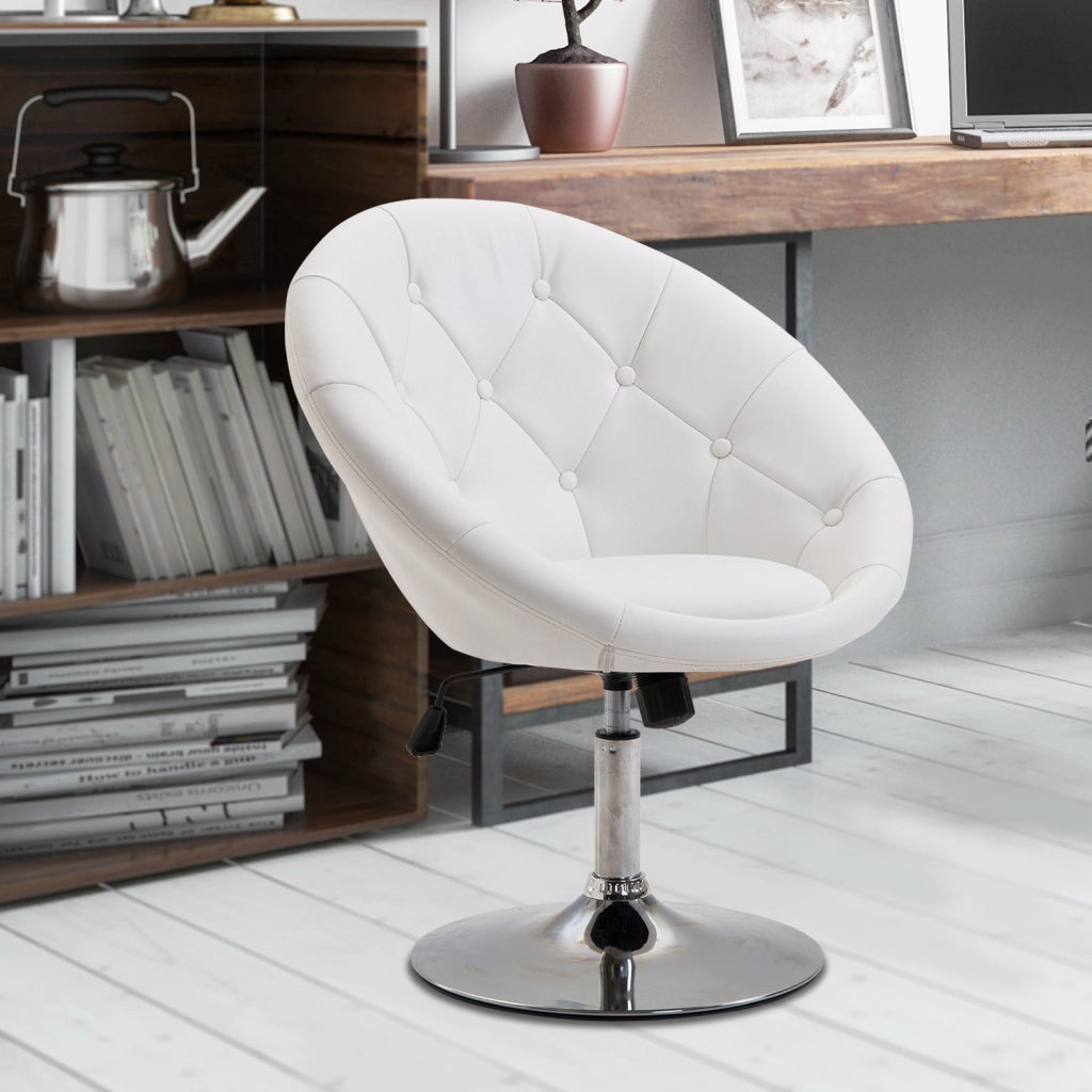 Poltrona Relax in Pelle ¨C Minimal ¨C Bianco