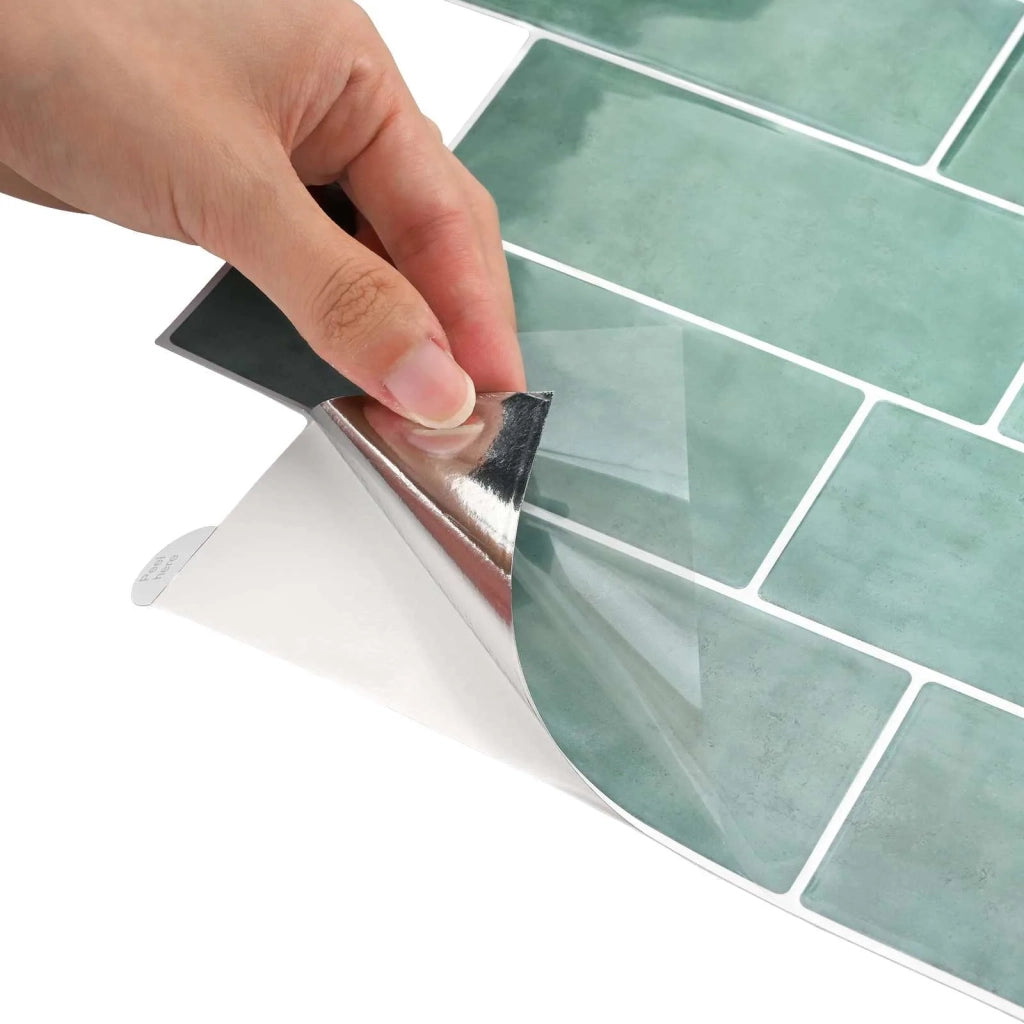 Piastrella subway 50 pcs Grigio Verde 29 x 21 cm 42046152