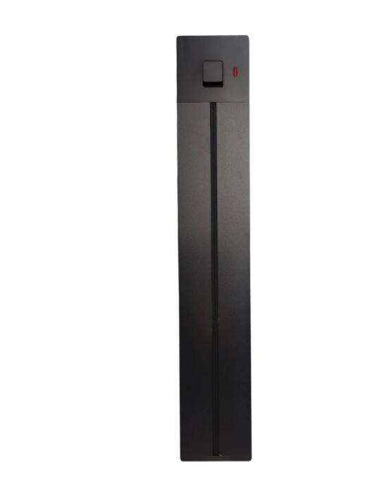Binario Elettrificato da Parete per prese Plug&Play 500 mm 16A Nero ETB4003