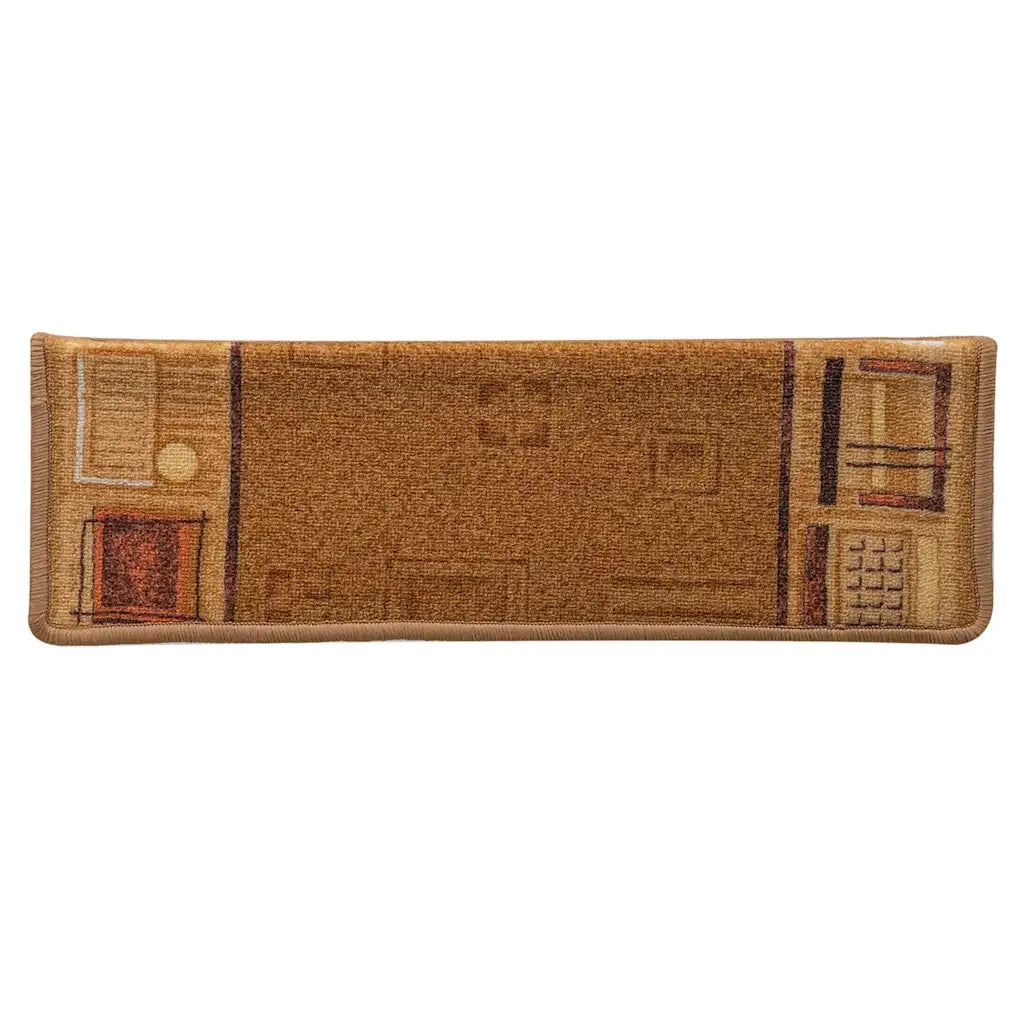 Tappetini per Scale Autoadesivi 5 pz 65x21x4 cm Beige 149840