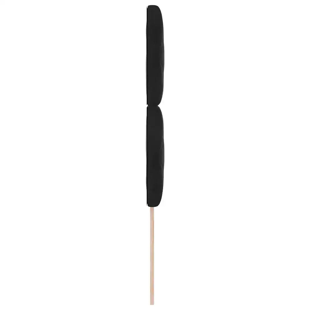 Testiera Nero 90 cm Velluto 3337895