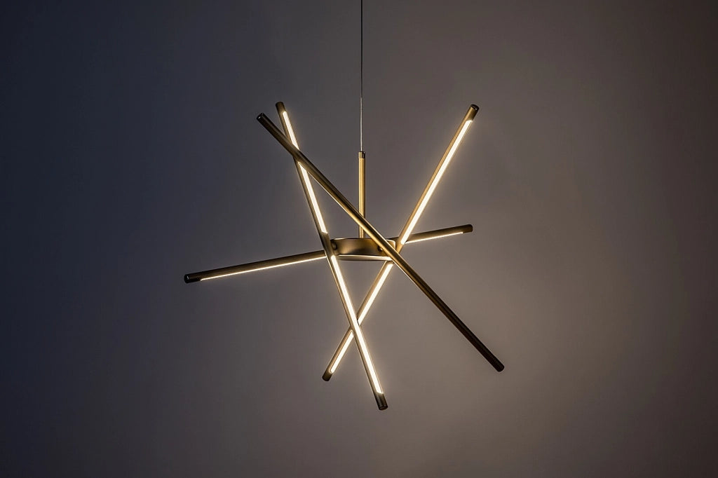 Lampada sospensione Rabalux Henli2 LED 40W oro 3000K