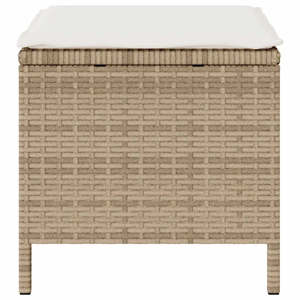 Set da Pranzo per Giardino | Set Salotto da Giardino Beige polyrattan