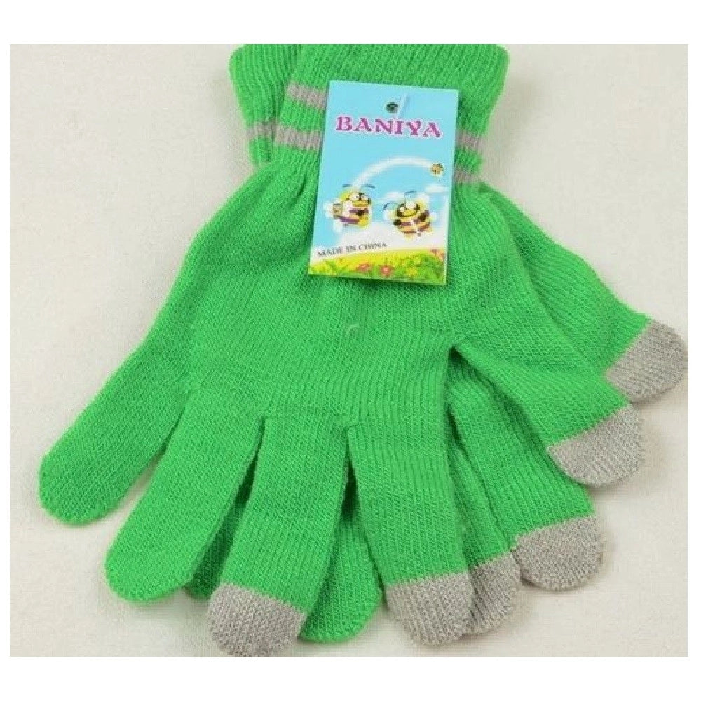 Trade Shop - Guanti Per Touch Screen Caldi Di Lana Vari Colori Guanti Touch Per Smartphone -