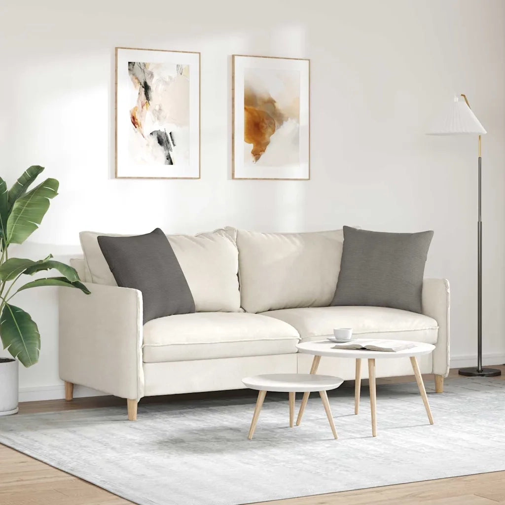 Cuscini da Divano 2 pz | Cuscini per sedie Grigio chiaro 50 x 50 cm
