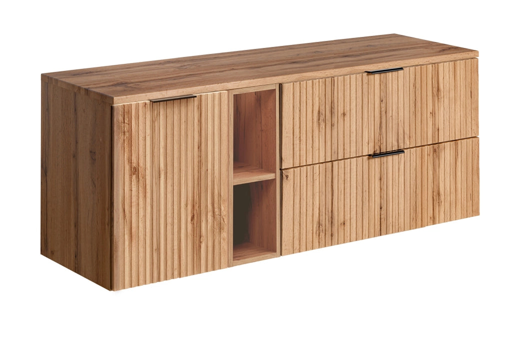Set mobili bagno 140 cm con piano Adel Oak 140 cm