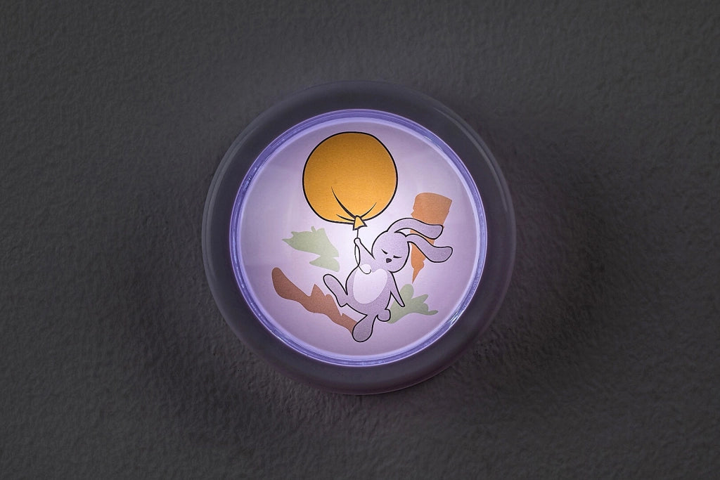 Luce notturna bimbi coniglietto Ø10 LED a pile Rabalux