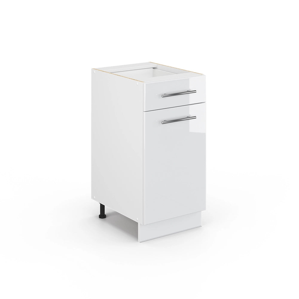Vicco Mobiletto bagno Bianco lucido 40 x 82 cm senza piano di lavoro