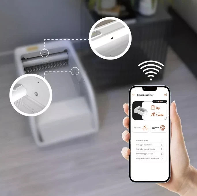 Carepet lettiera autopulente per gatti C102WC