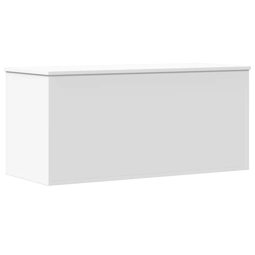 Contenitore Portaoggetti Bianco 100x42x46 cm Legno Multistrato 840660