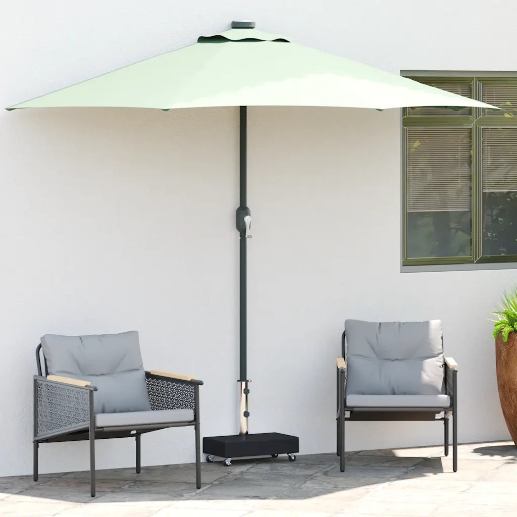 Base per Ombrellone Nera 45x25x8,3 cm in Granito 313667