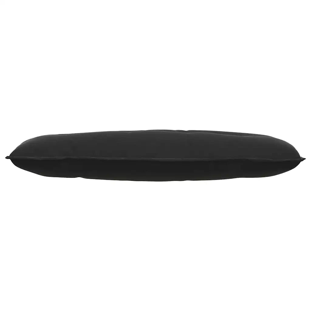 Cuscino per Schiena | Cuscino dorsale Nero 120 x 50 cm Tessuto in Cords