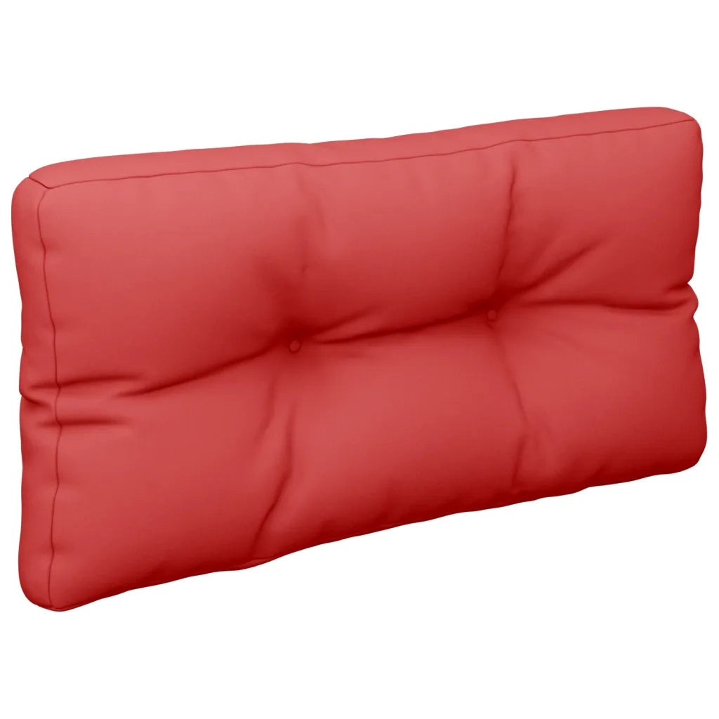 Cuscino per Pallet Rosso 80x40x12 cm in Tessuto 360607